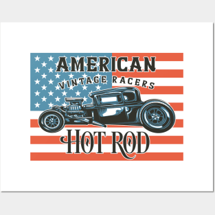 American Vintage Racers Posters and Art